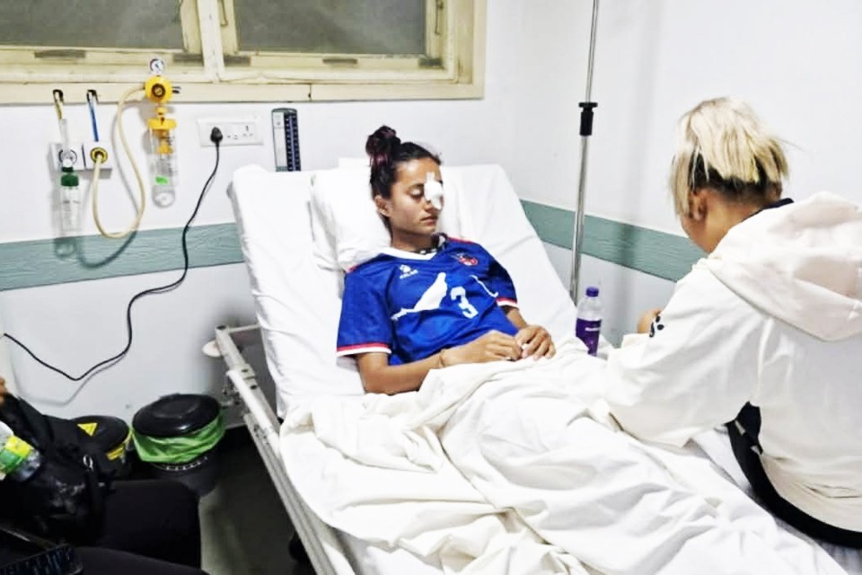 विमलाको नाकमा चोट, शल्यक्रिया गर्नुपर्ने