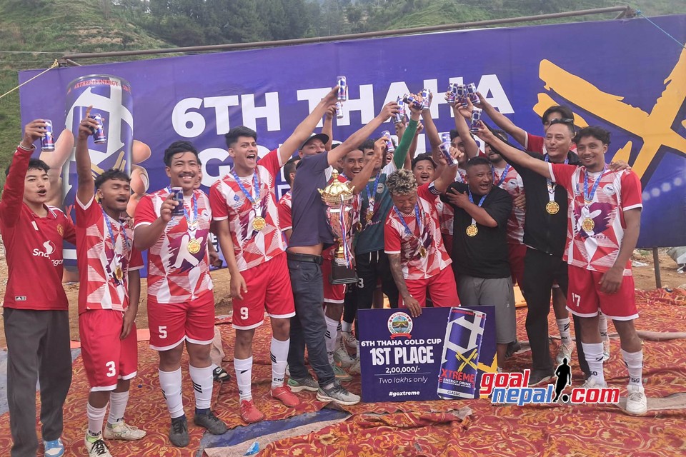कुर्दन फुटबल एकेडेमीलाई छैटौं थाहा गोल्डकपको उपाधि