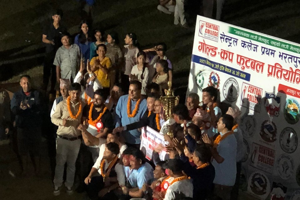 Chitwan: Bharatpur 18 Clinches Title Of Bharatpur 18 Gold Cup