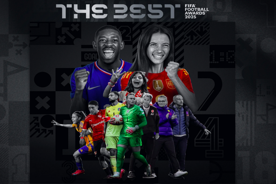 Bonmatí Makes History with Third Straight The Best Award, Dembélé Crowned Men’s Player of the Year