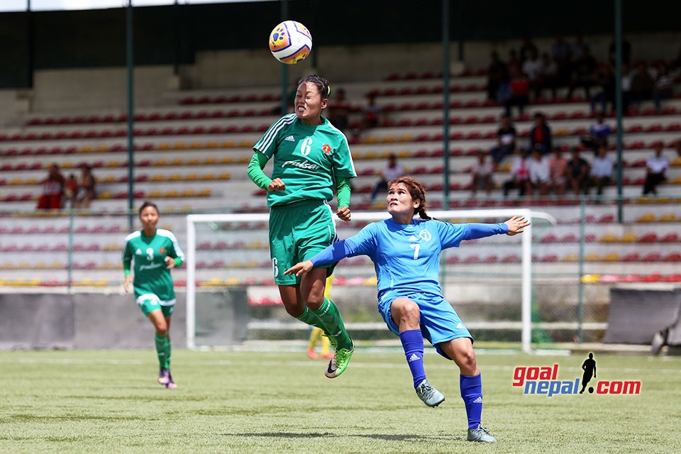Right Honourable Vice President Women's National League Footbal Tournament: Nepal Police Club Vs Tribhuwan Army Club