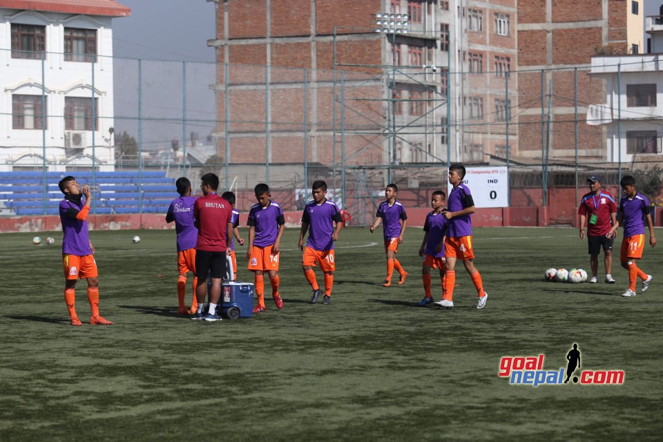 SAFF U15 Championship 2018: Bhutan Vs India