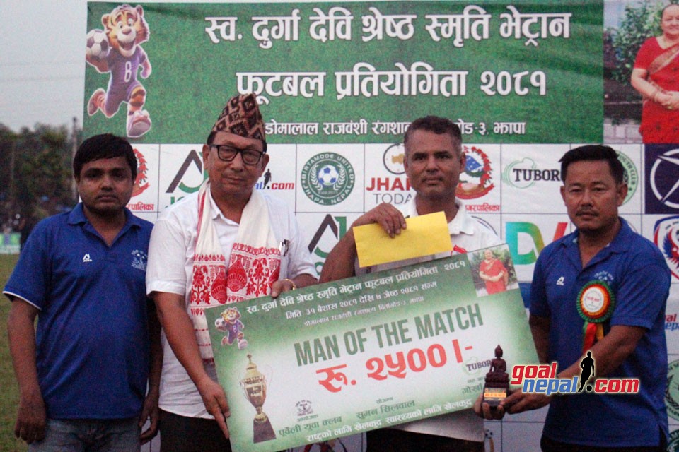 Jhapa: Birat Mega Enter SFs Of Durgadevi Smriti Cup