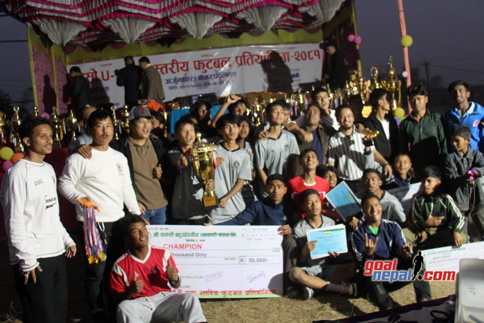 Jhapa: Arjundhara 6 Wiins The Title Of U-18 Ward Cup