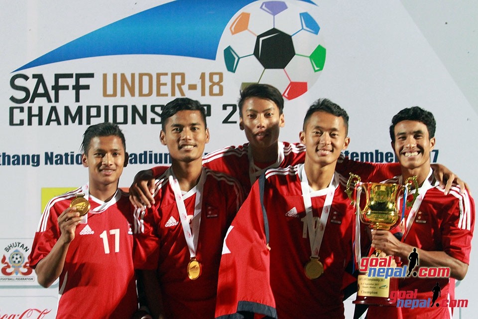 This Is How Nepal U18 Celebrated Title Win In Thimpu