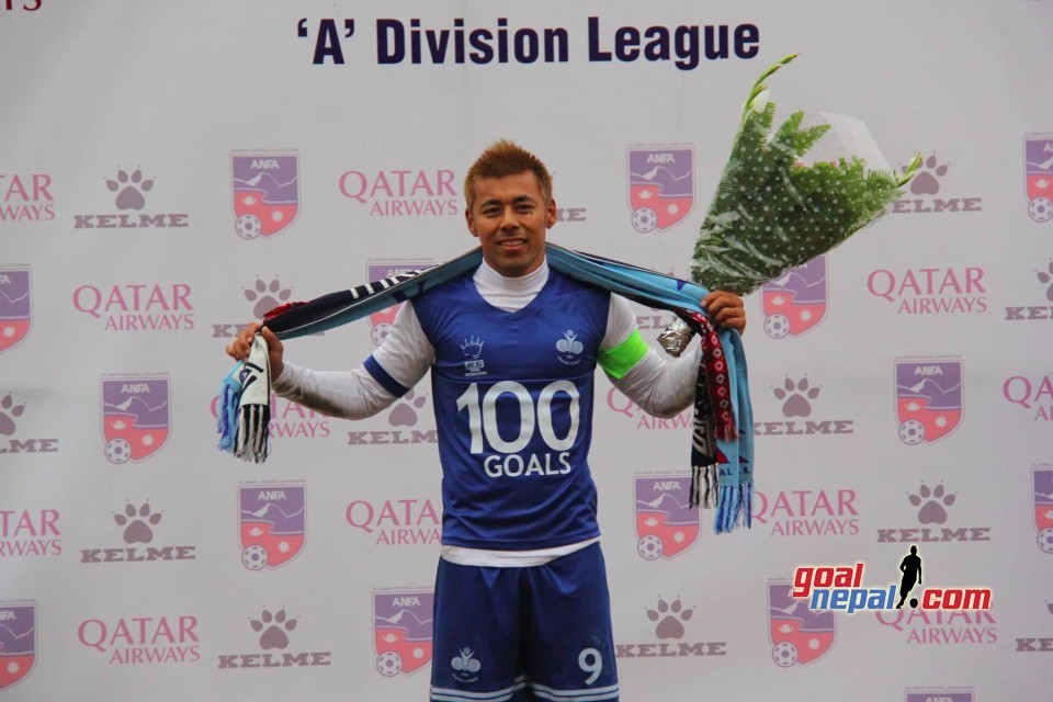 Santosh Sahukhala Becomes First To Score 100th League Goal