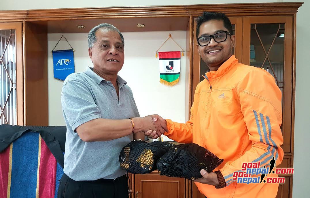 GN Columnist Nissan Magar Gifts 4 TRX Suspension & 8 Mini Bands To Nepal National Team Through GN Foundation