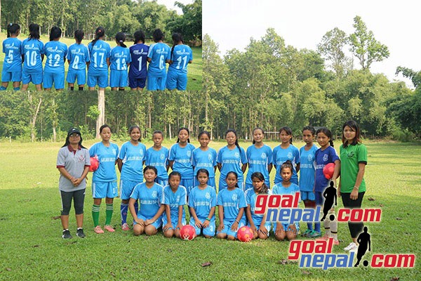 GoalNepal Foundation Donates A Set Of Jersey, Footballs To Baklauri Girls Team With The Support From Gurkhas Dallas