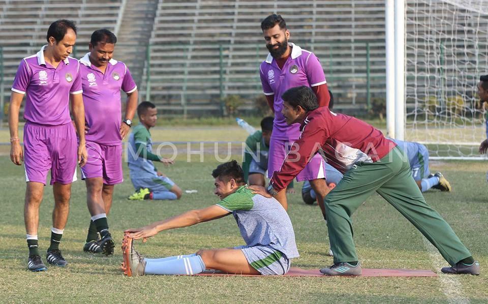 Bimal Gharti Magar Joins Mohun Bagan Training Session