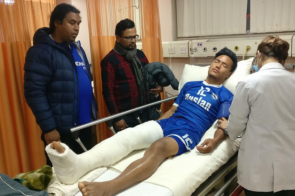 Kathmandu: Bikram Lama's Fractured Leg Successfully Operated