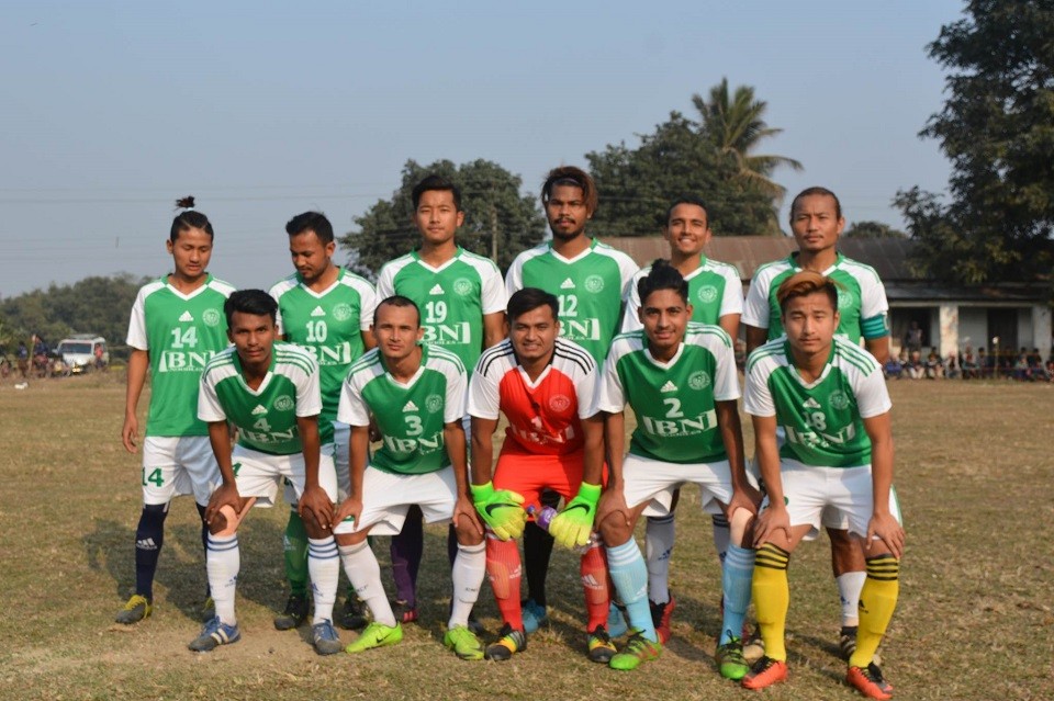 Jhapa: Birtamod United Enters SFs Of Chitra Kumar Rai Memorial Knockout Football Championship