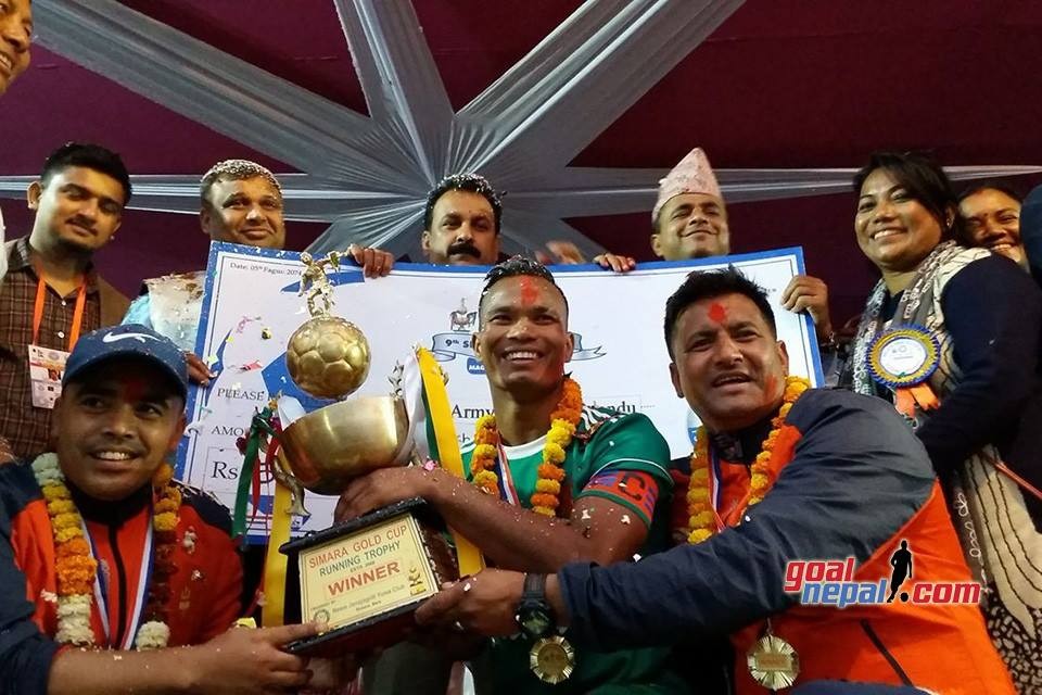 Nepal Army Wins Title Of Ruslan 9th Simara Gold Cup