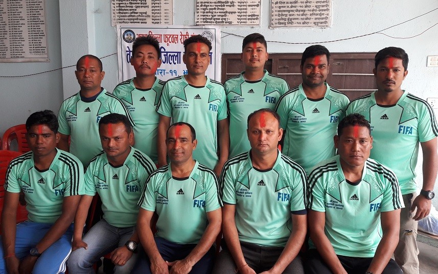 Jhapa: Pradip Basnet Re-elected President Of Jhapa District Referee Association