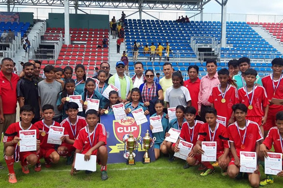 Banke: Dipjyoti & Janajyoti Wins Title Of Kwiks Inter School Championship