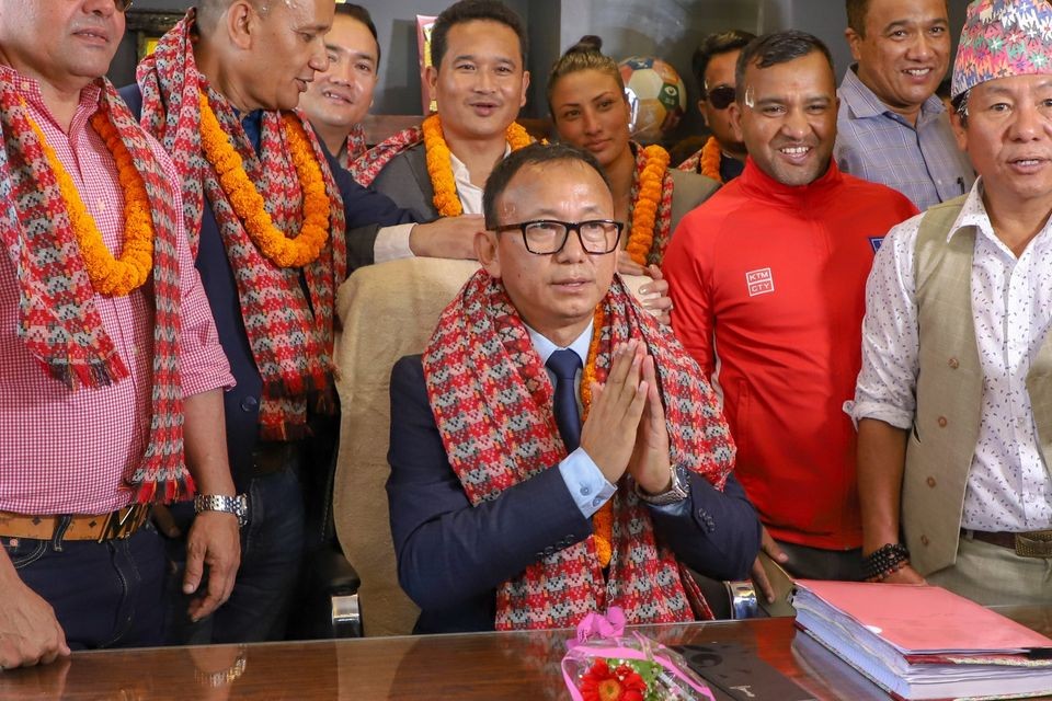 Bangladesh & Bhutan FA Presidents Congratulate Newly Elected ANFA President Nembang