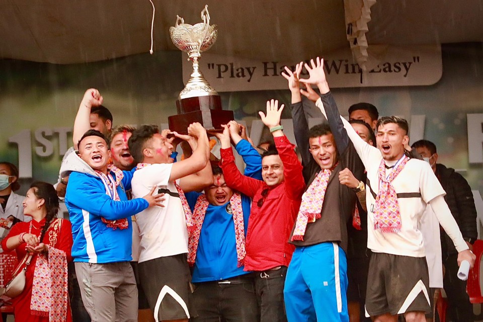Kaski: Hosts Gunny FC Clinches Title Of Flow Flow Cup