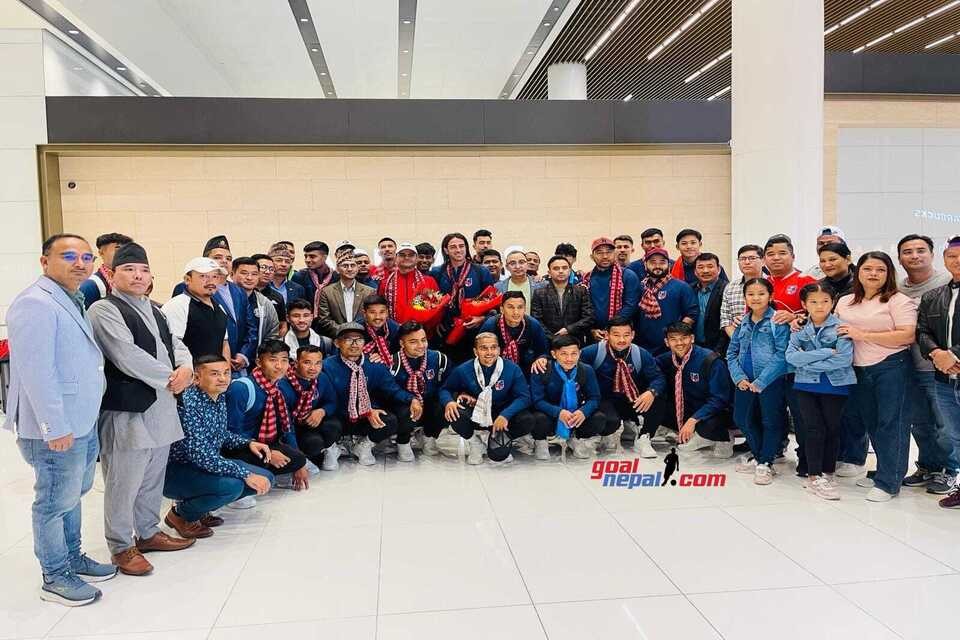 Nepal National Team Lands Manama For Bahrain Clashes