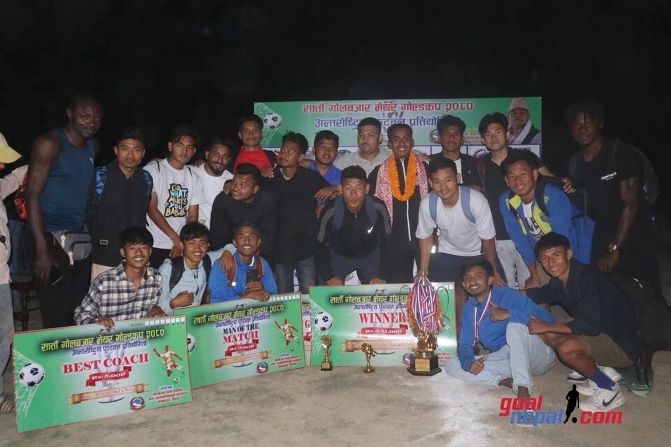 Chatya Sa Library, Damak Wins Title Of 7th Goalbazar Mayor Gold Cup