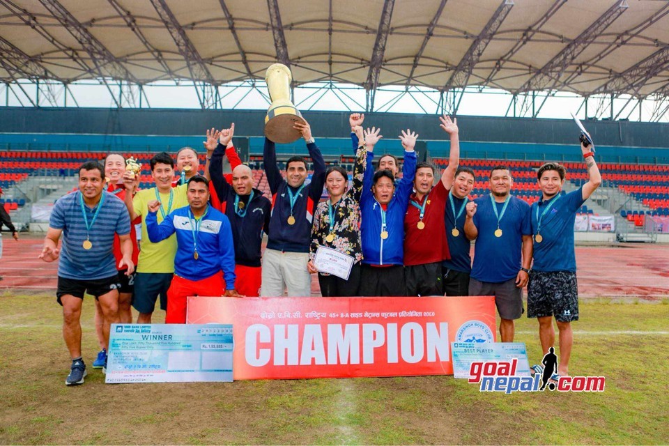 Dholahiti Freedom Clinches Title Of ABC 45 Plus 8 A Side Veterans Football