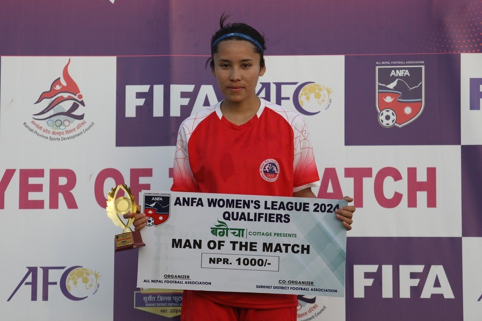 ANFA Women's League Qualifiers: Madhesh Province Thrashes Bagmati