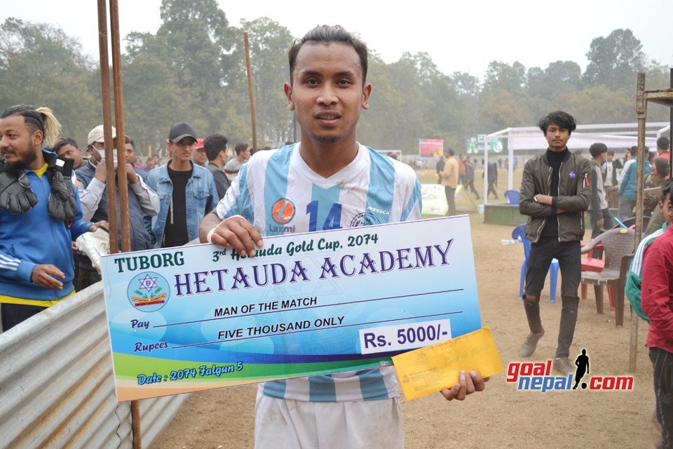 3rd Hetauda Gold Cup: MMC Vs Nepal APF