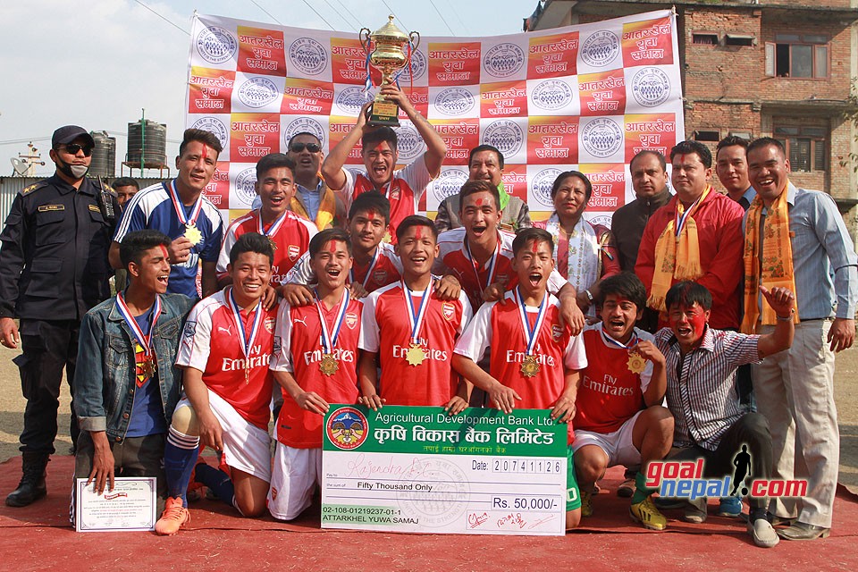 Kathmandu: Rajendra FC Wins Title Of Attarkhel Ward Championship