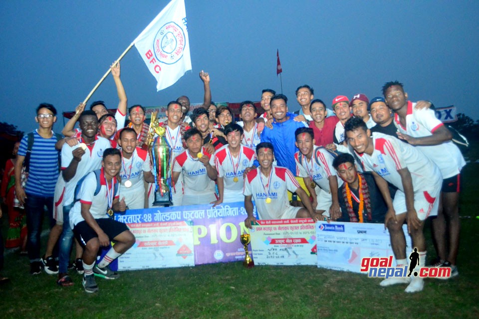 Chitwan: Bharatpur FC Wins Title Of Bharatpur24 Gold Cup