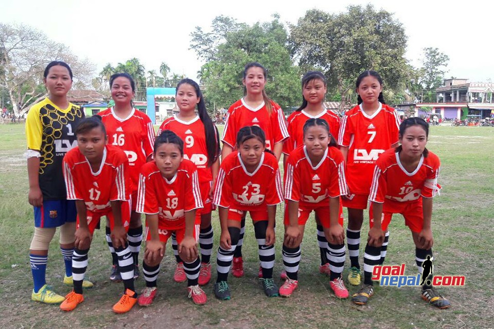 Jhapa: Juntara Women's Team Enters SFs Of 1st Sunshine Women's Football Championship