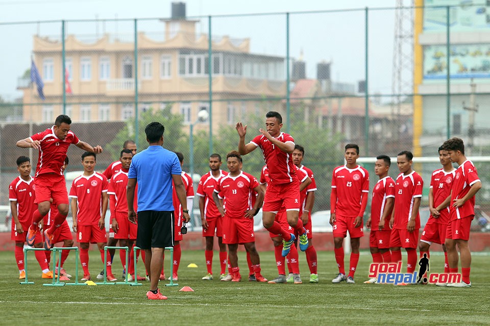Nepal national team training speeds up for Asian Games/SAFF Championship