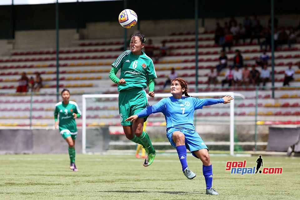 Right Honourable Vice President Women's National League Footbal Tournament: Nepal Police Club Vs Tribhuwan Army Club
