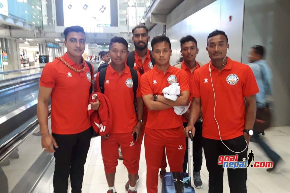 Nepal National U23 Team Lands BKK, Thailand