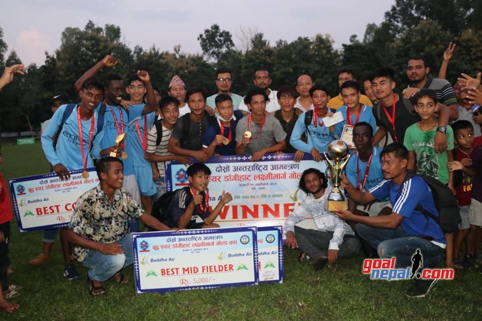 Morang Football Academy Wins Title Of 2nd Buddha Air Dangihat Gold Cup