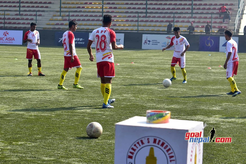 Pulsar Martyr's Memorial A Division League: Nepal APF Vs BBC