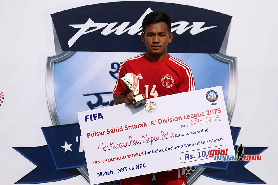 Pulsar Martyr's Memorial A Division League:  New Road Team Vs Nepal Police Club