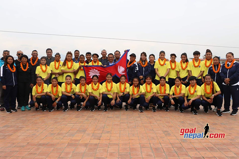 ANFA Bids Farewell To Nepal U19 Women's Team