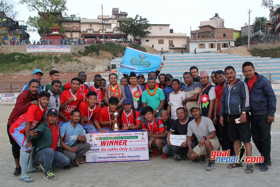 Chyasal Youth Club Clinches Title Of Roj Bahini Chandragiri Gold Cup