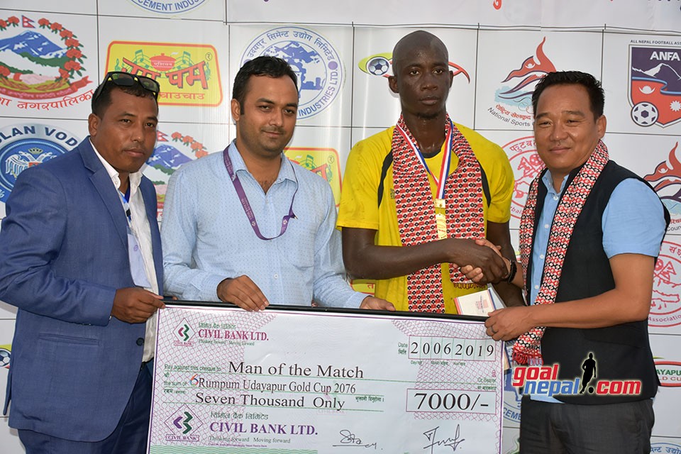 6th Rumpum Udayapur Gold Cup:  Gorkha Boys Rupandehi Enters Final