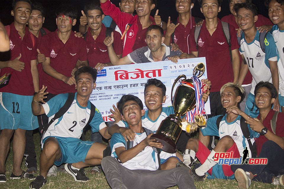 Kerabari Rural Municipality Wins Title Of 1st Belbari Mayor Cup