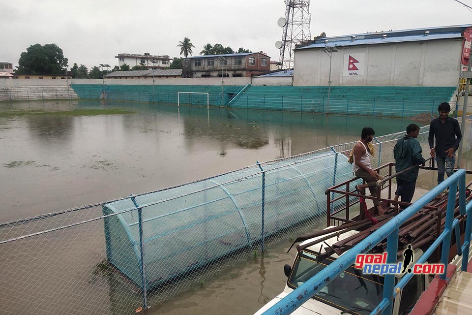 Sahid Maidan Inundated With Incessant Rainfall