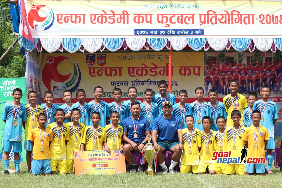Sunsari: ANFA Academy Dharan Wins Title Of ANFA Academy Cup