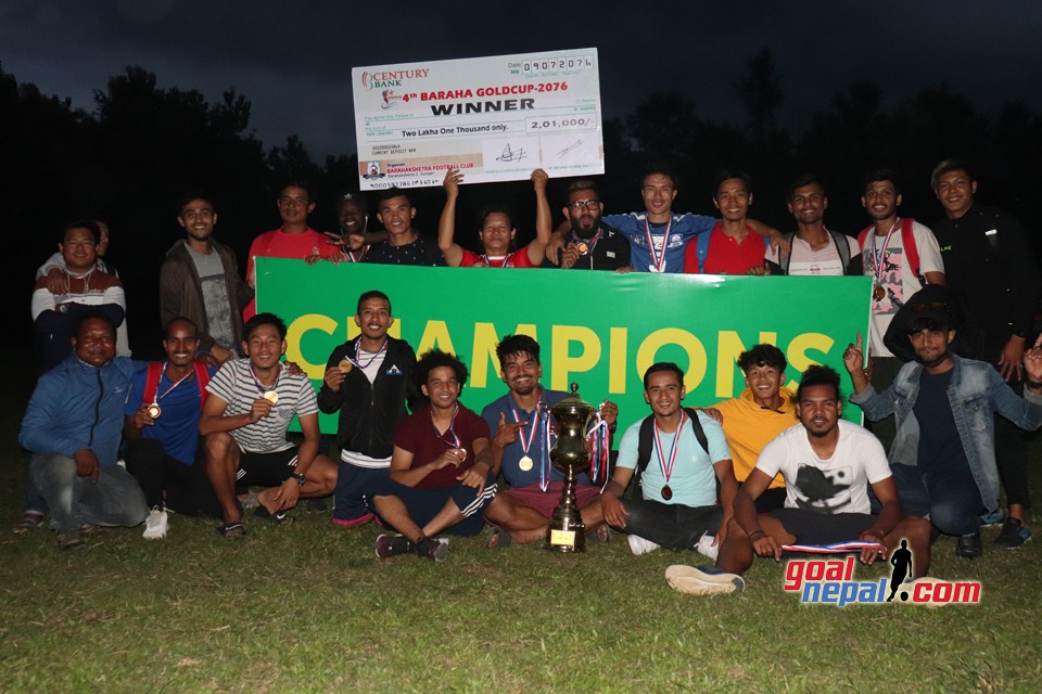 Church Boys United Lift the title of 4th Baraha Gold Cup