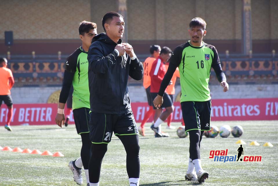Nepal National Football Team Training
