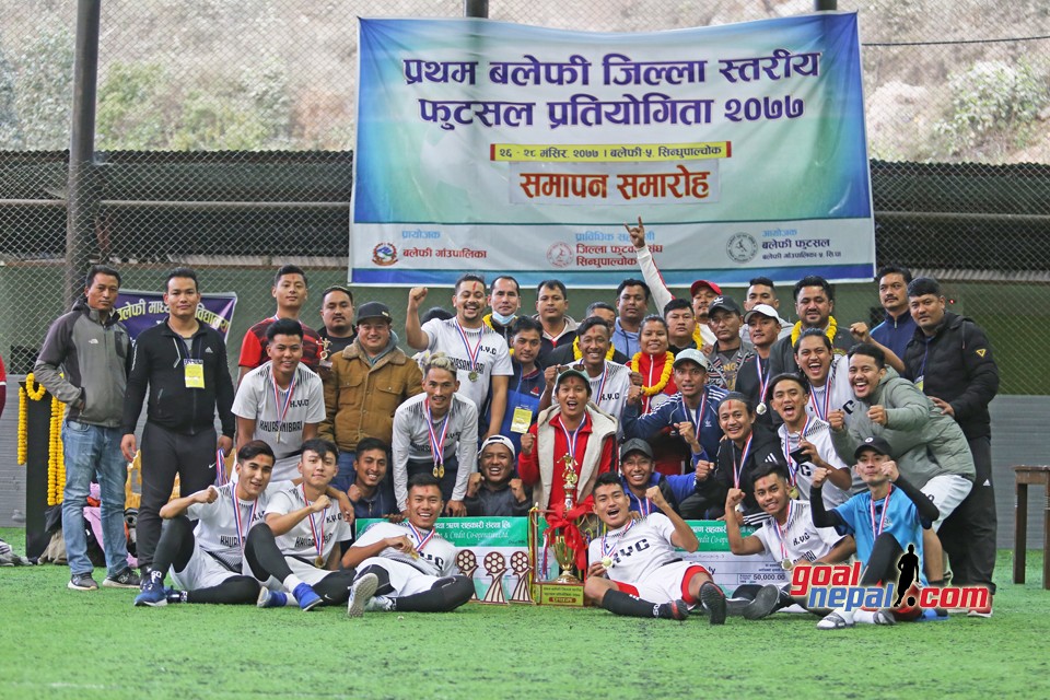 1st Balefi district Level Futsal Tournament- Closing Ceremony