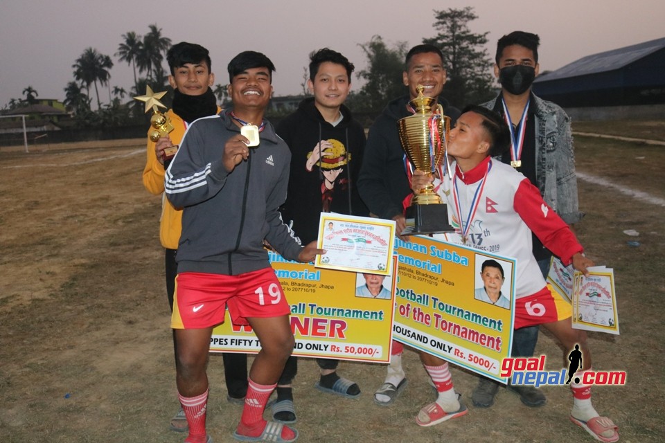 Hosts Kajiman FC Wins Title Of Kajiman Subba Memorial Cup