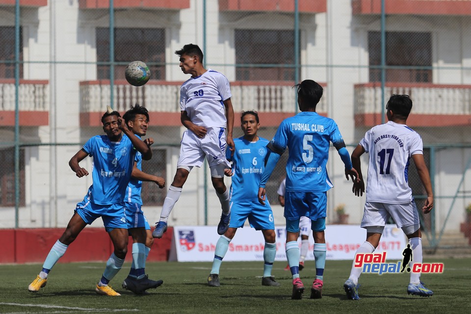 Martyr's Memorial B division League :- Nayabasti Youth Club Vs Tushal Youth Club