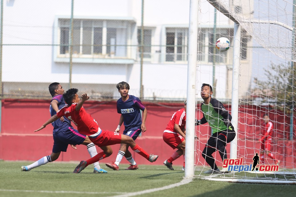 Martyr's Memorial B division League :- Jhamsikhel Youth Club Vs Shree Bhagawati Club