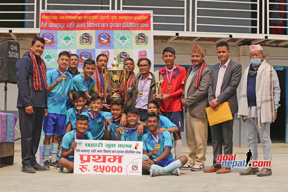3rd Chakra Bahadur Memorial Inter School Tournament Closing Ceremony