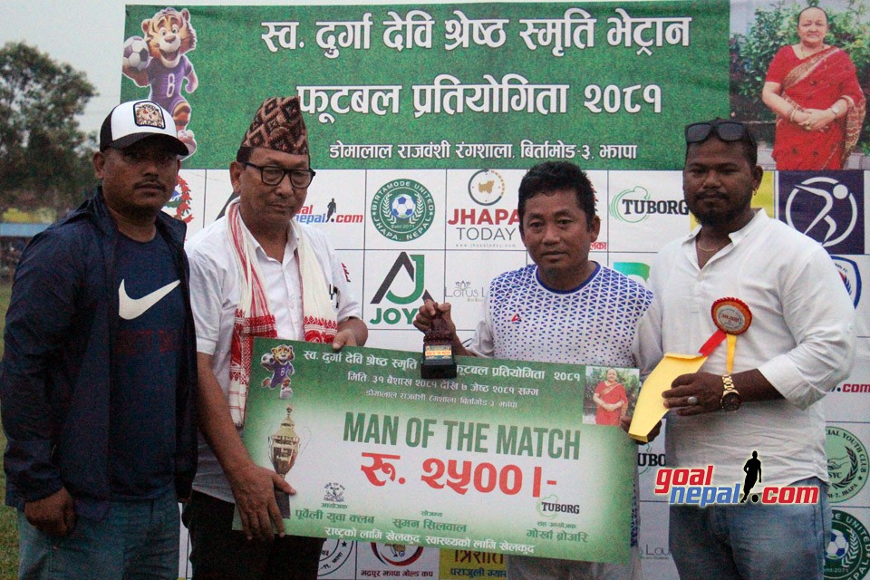 Jhapa: Chandragadhi Enter SFs Of Durgadevi Smriti Cup