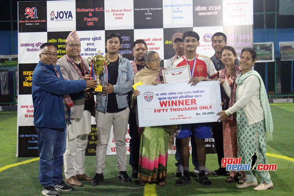 Jhapa: 1st GGR Memorial Futsal Photos