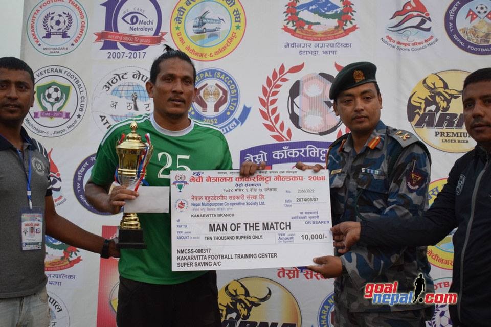3rd Mechi Netralaya Kakarvitta Gold Cup: Rupandehi XI 3 Nepal APF 1